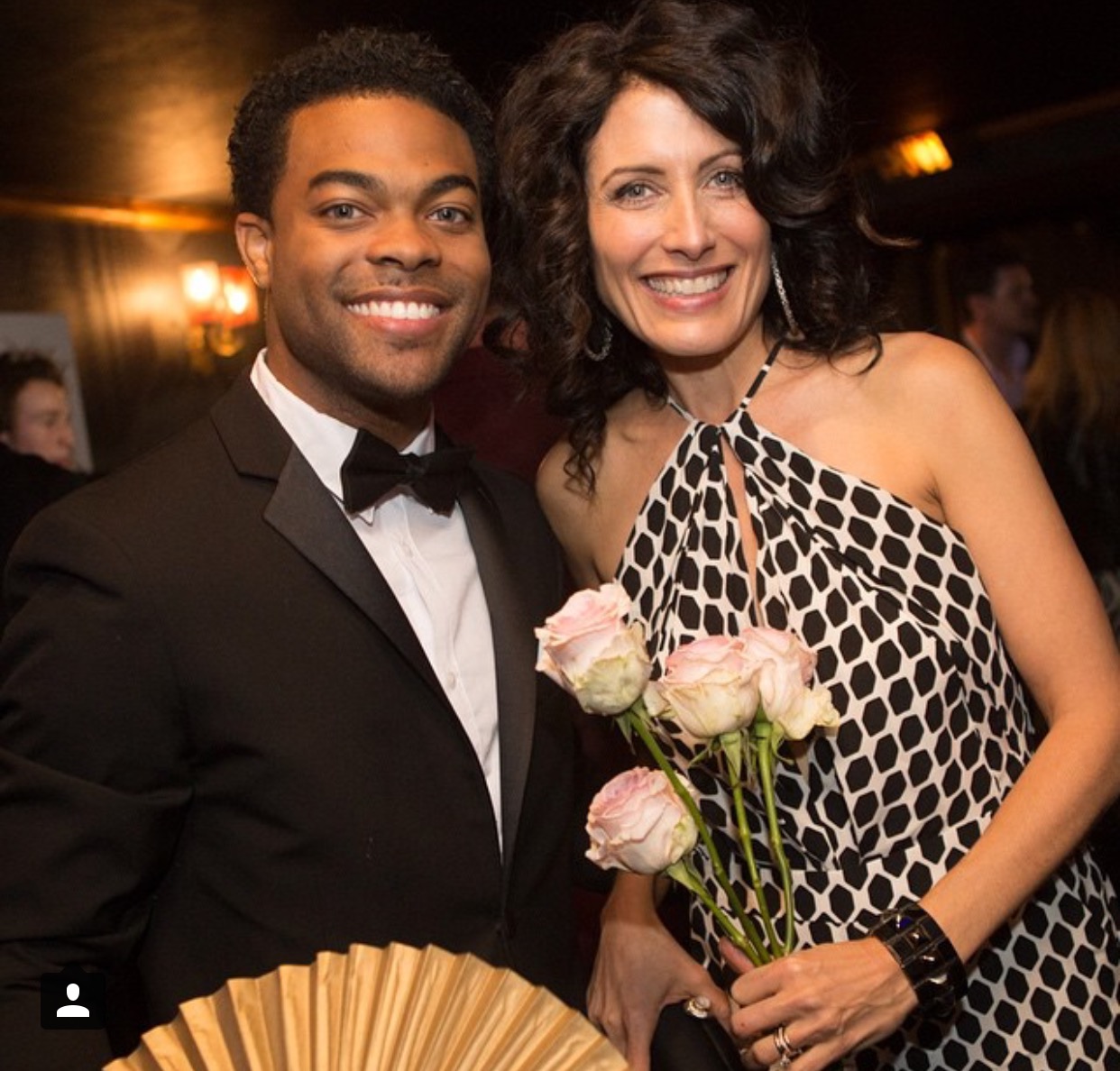 Joshua Triplett with Lisa Edelstein.