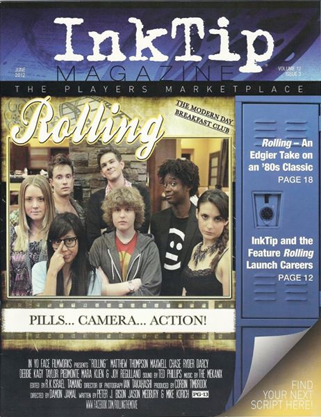 On the cover of Inktip Magazine.