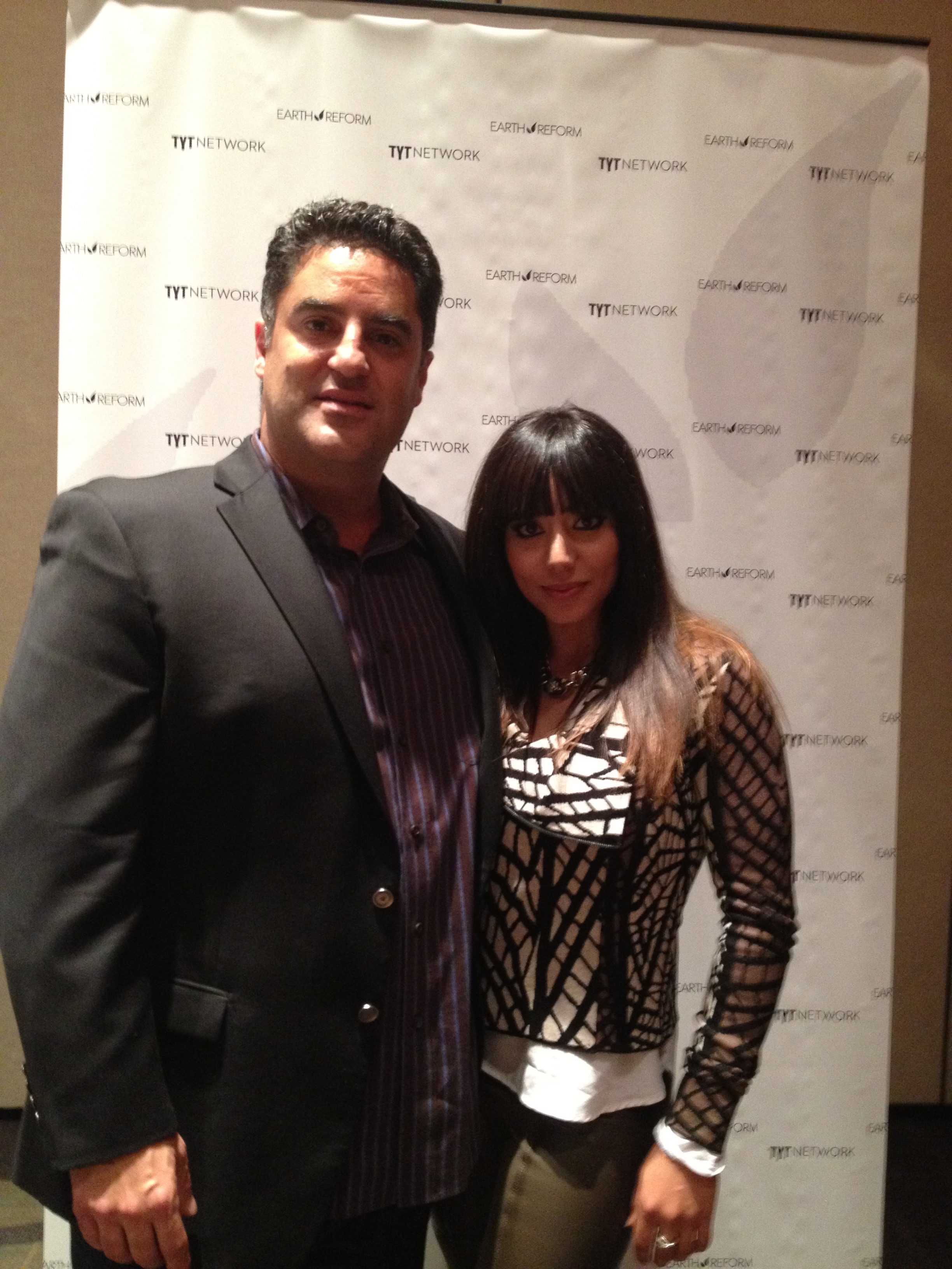 With Cenk Uygur at Earth Reform's 2012 Awareness Campaign