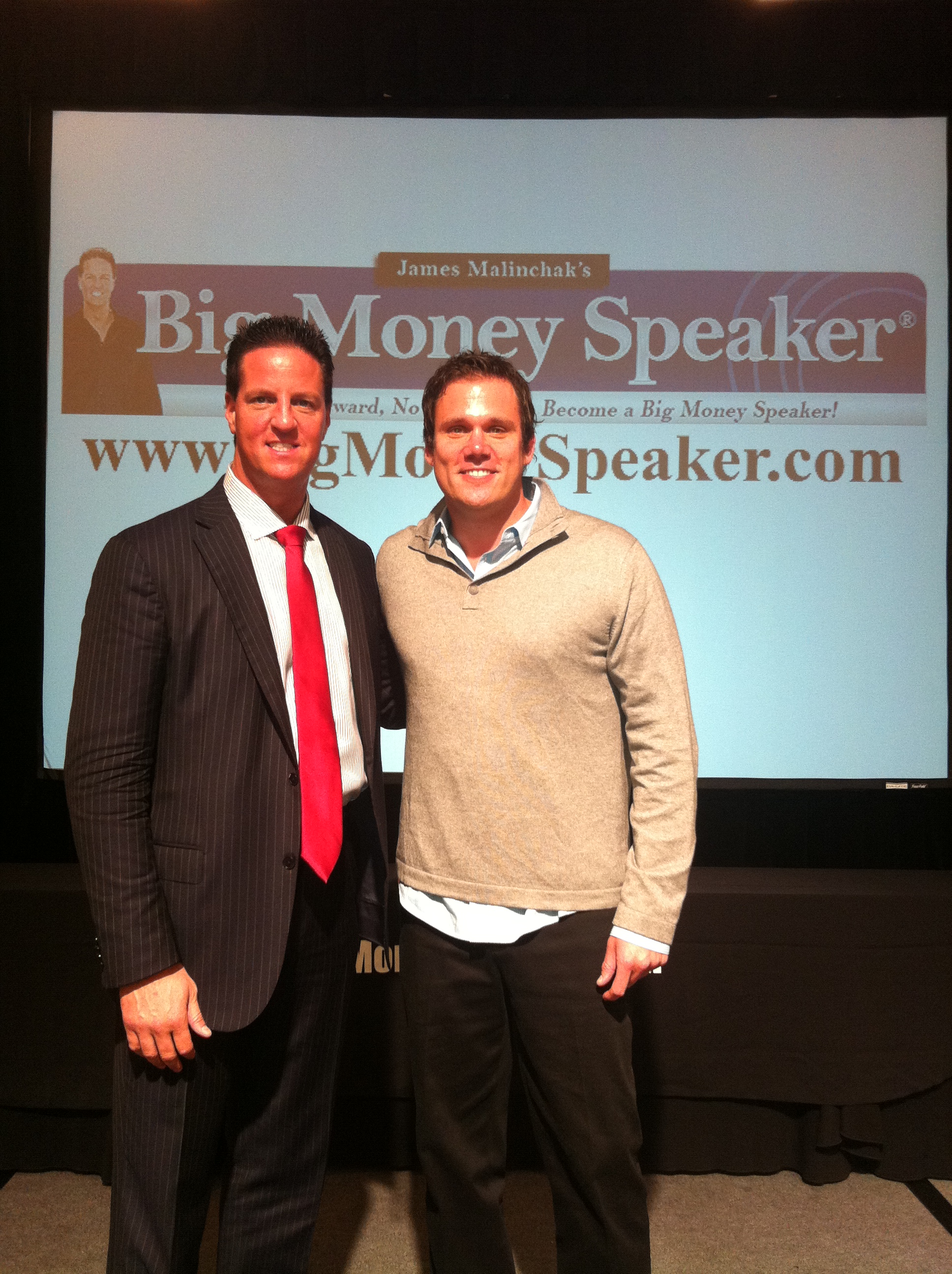 ABCs Bachelor Bob Guiney at James Malinchak's Big Money Speaker Boot Camp. James Malinchak, Featured on ABC's Hit TV Show, Secret Millionaire, is one of America's highest-paid, most in-demand motivational and business public speakers.