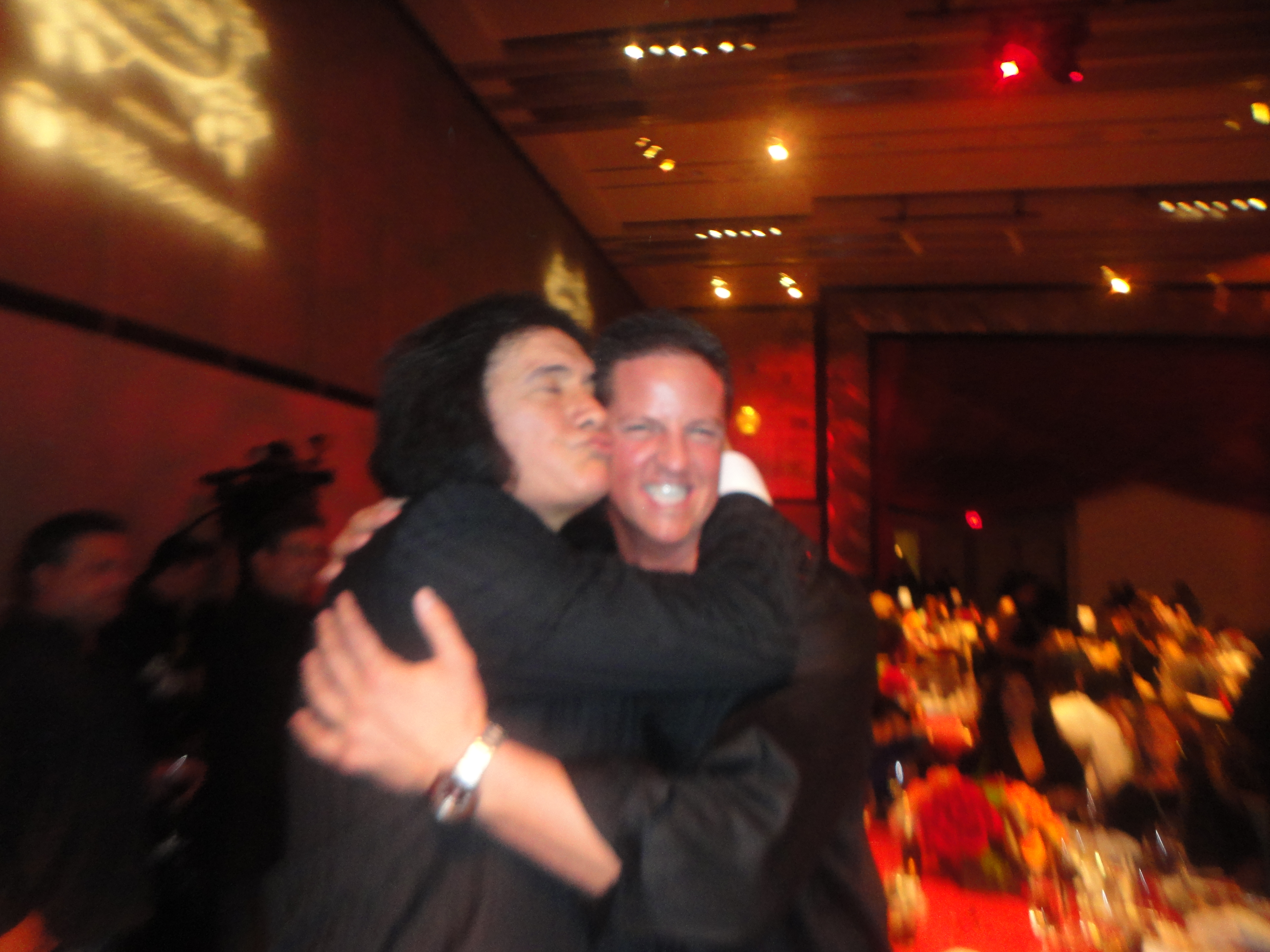 KISS Rocker & TV Star Gene Simmons is excited to see James Malinchak (ABC's TV Show, 