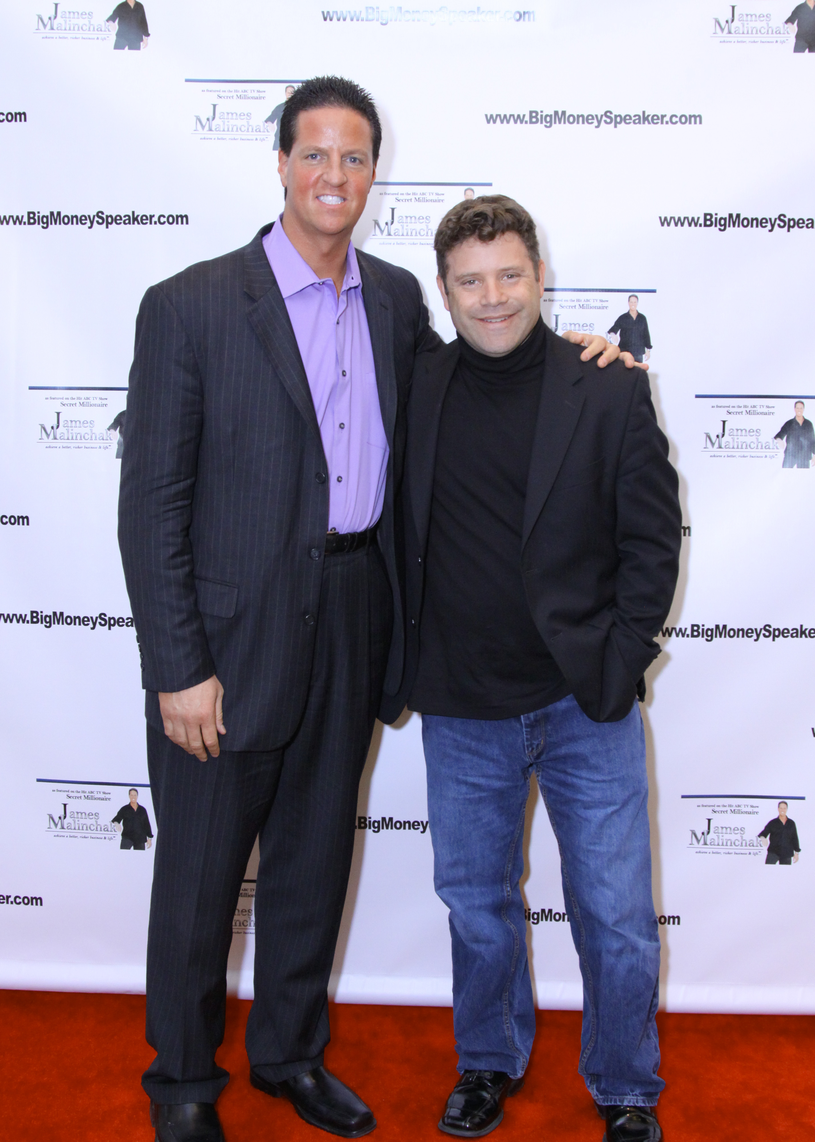 Actor Sean Astin at James Malinchak's Big Money Speaker Boot Camp. James Malinchak, Featured on ABC's Hit TV Show, Secret Millionaire, is one of America's highest-paid, most in-demand motivational and business public speakers.