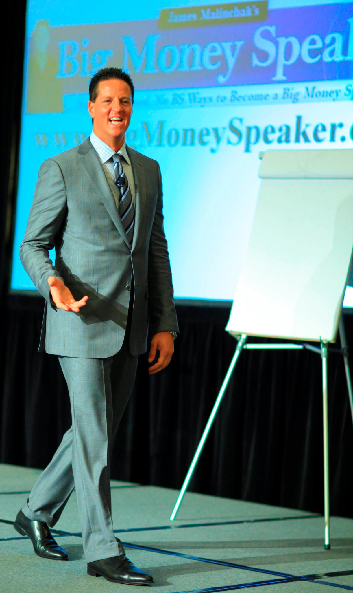 Business Motivational Speaker James Malinchak, Featured on ABC's Hit TV Show, Secret Millionaire, is one of America's highest-paid, most in-demand speakers & teaches anyone how to get highly paid as a speaker, author & coach.