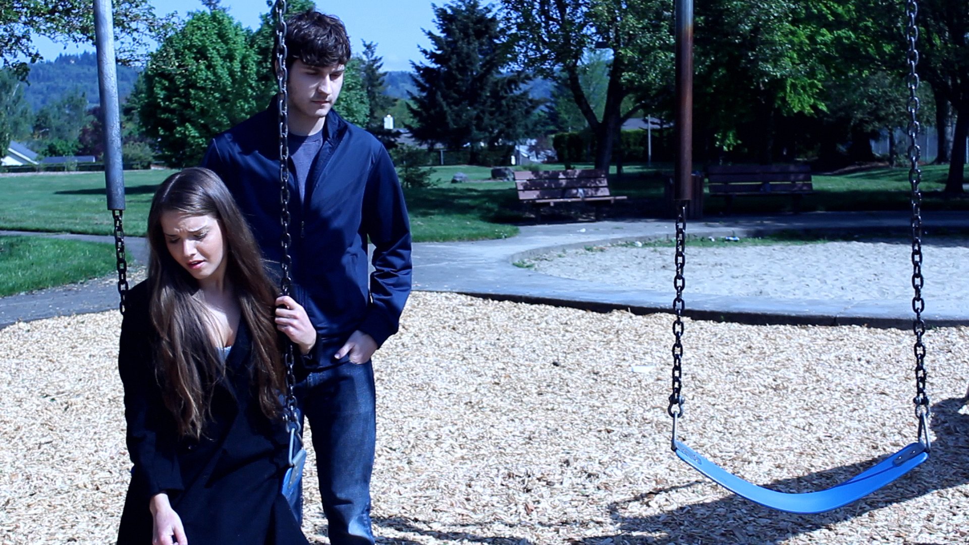 Dylan Wayne Lawrence and Chantell Dawn in the short film, 