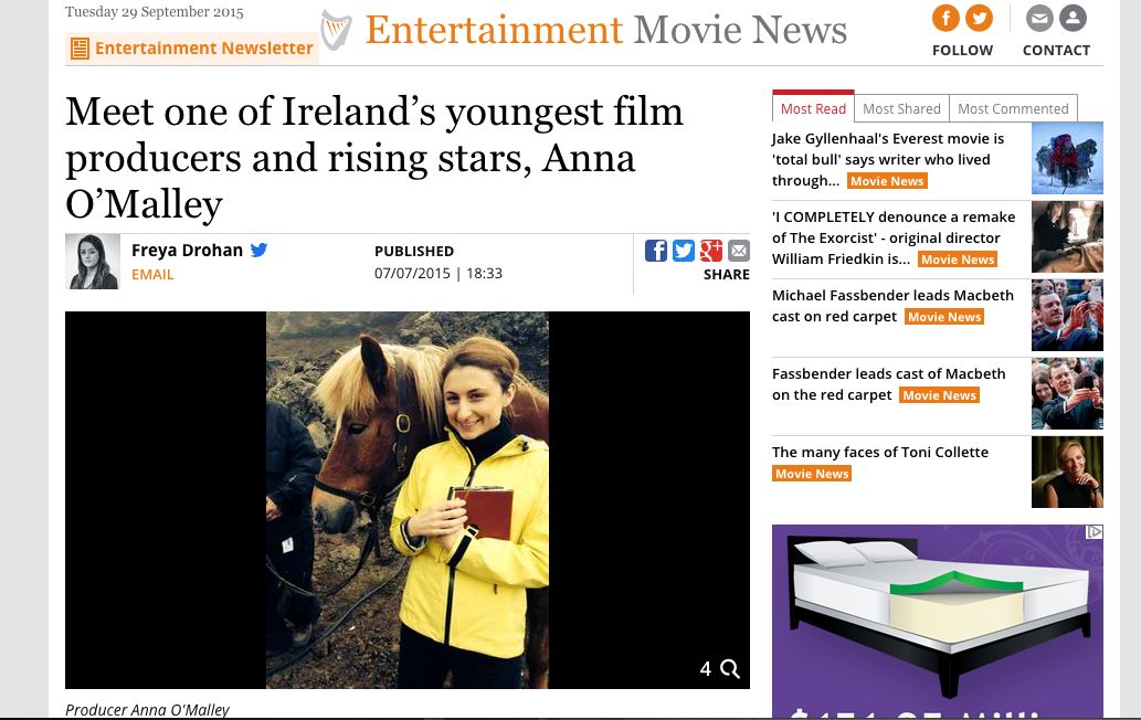 http://www.independent.ie/entertainment/movies/movie-news/meet-one-of-irelands-youngest-film-producers-and-rising-stars-anna-omalley-31358853.html