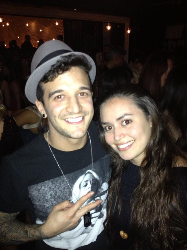 Krystal with Mark Ballas at the Dancing With The Stars Season 16 Mid-Season Party