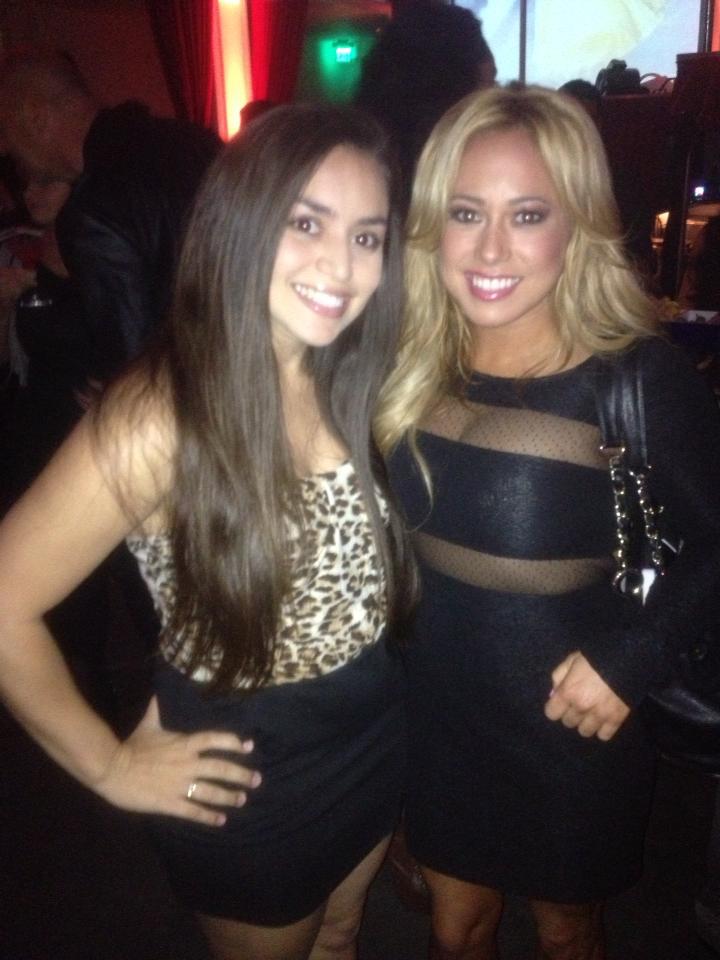 Krystal with Sabrina Bryan at the Dancing With The Stars Season 15 Wrap Party