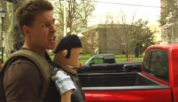 Shaun Paul Costello and Joe Gariffo in The Play-Station Killed the Puppet (2010)