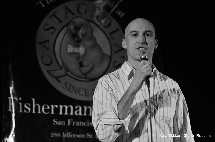 Anton Inarra as Stand-Up comic has performed all over the city of San Francisco. This pic was taken at Castagnola's in April 2011.