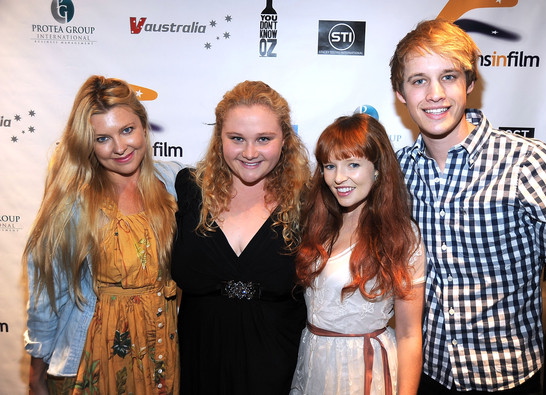 Hayley Pearl, Danielle Macdonald, Stef Dawson, and Michael Windeyer at the Australian's In Film screening of Warrior.