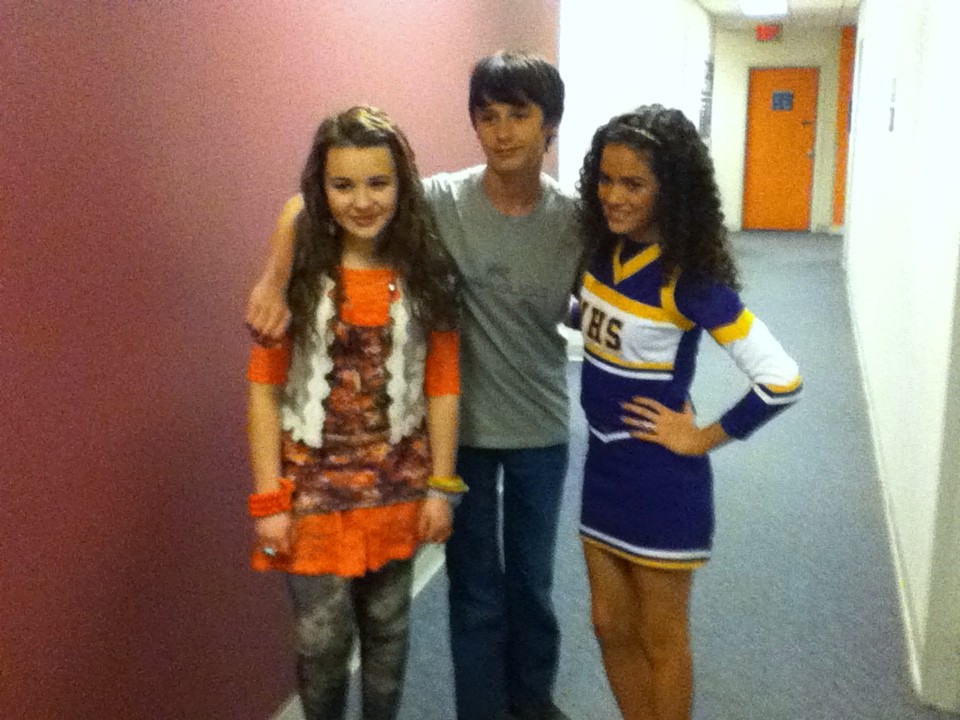 Christian Golec with Madison Pettis and Torri Webster From The Life with Boys