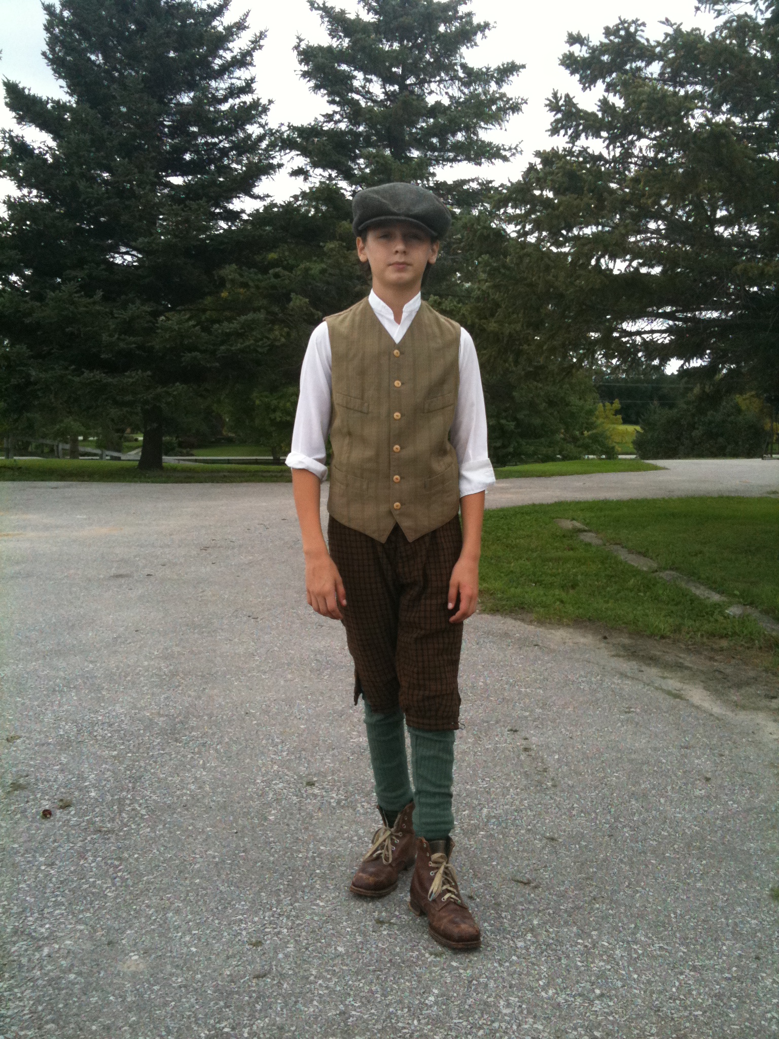 Christian Golec as young Tom Thomson in The West Wind