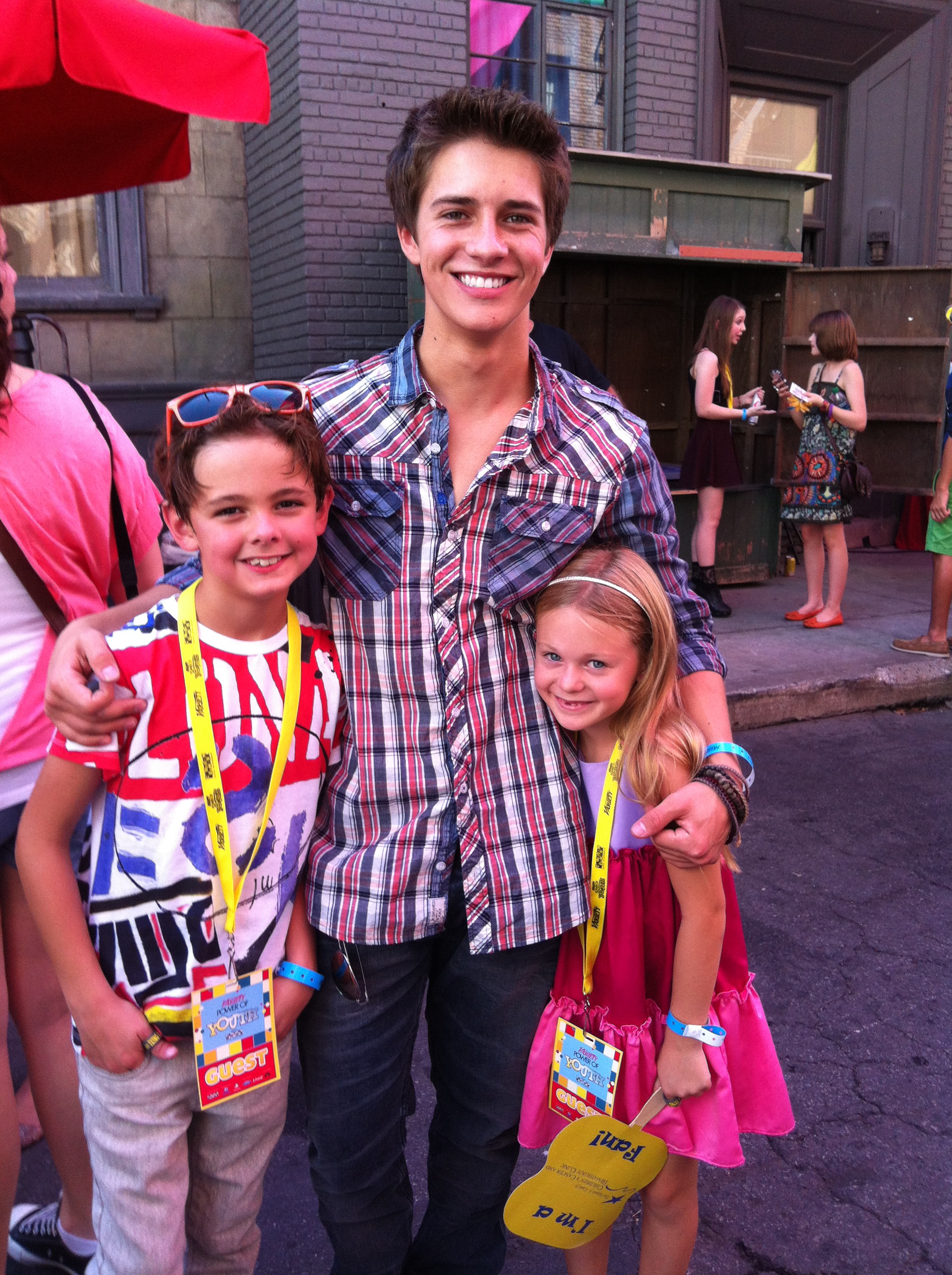 Isabella Cramp, Max Charles, Billy Unger Variety Power of Youth Event