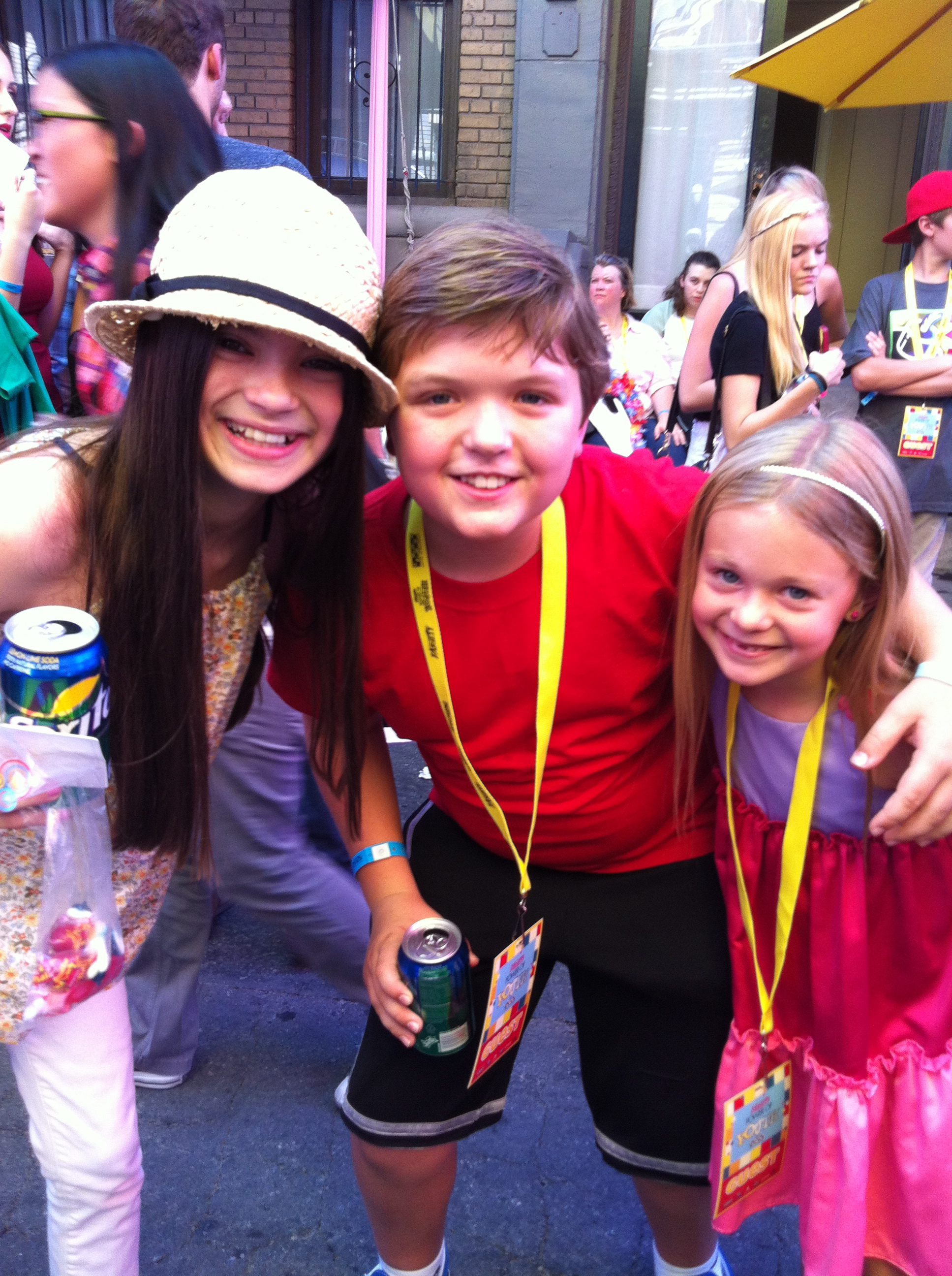 Isabella Cramp, Landry Bender, Cole Jenson Variety Power of Youth Event