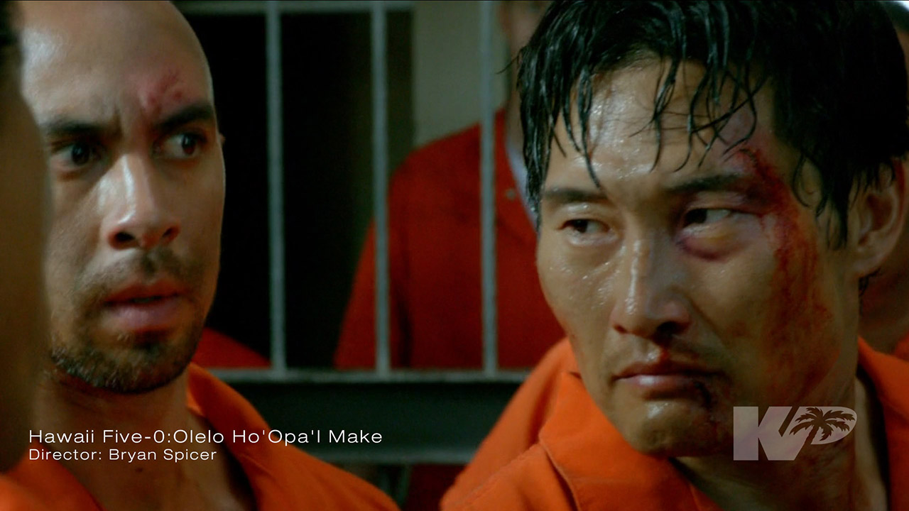 Still of Kila Packett and Daniel Dae Kim in Hawaii Five-0: Olelo Ho'Opa'i Make