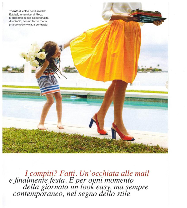 Myself Magazine, Italy February 2012 Advertorial for GEOX