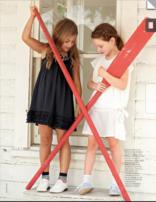 Grazia Junior Magazine (Italy) Editorial April 2012