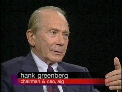 Still of Hank Greenberg in Charlie Rose (1991)