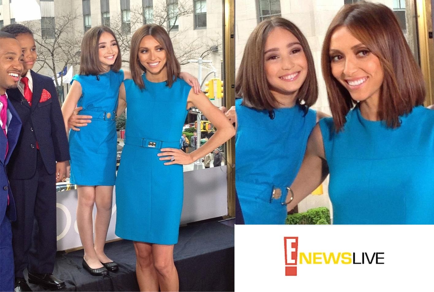 Giuliana Rancic with her Mini Me, Francesca Luongo Toddlewood Treatment Episode