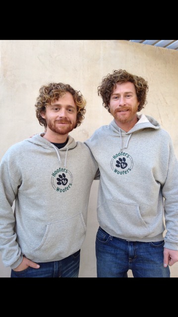 Joe Capone (Actor) and Landon Laub (Stunt double) on the set of Bones