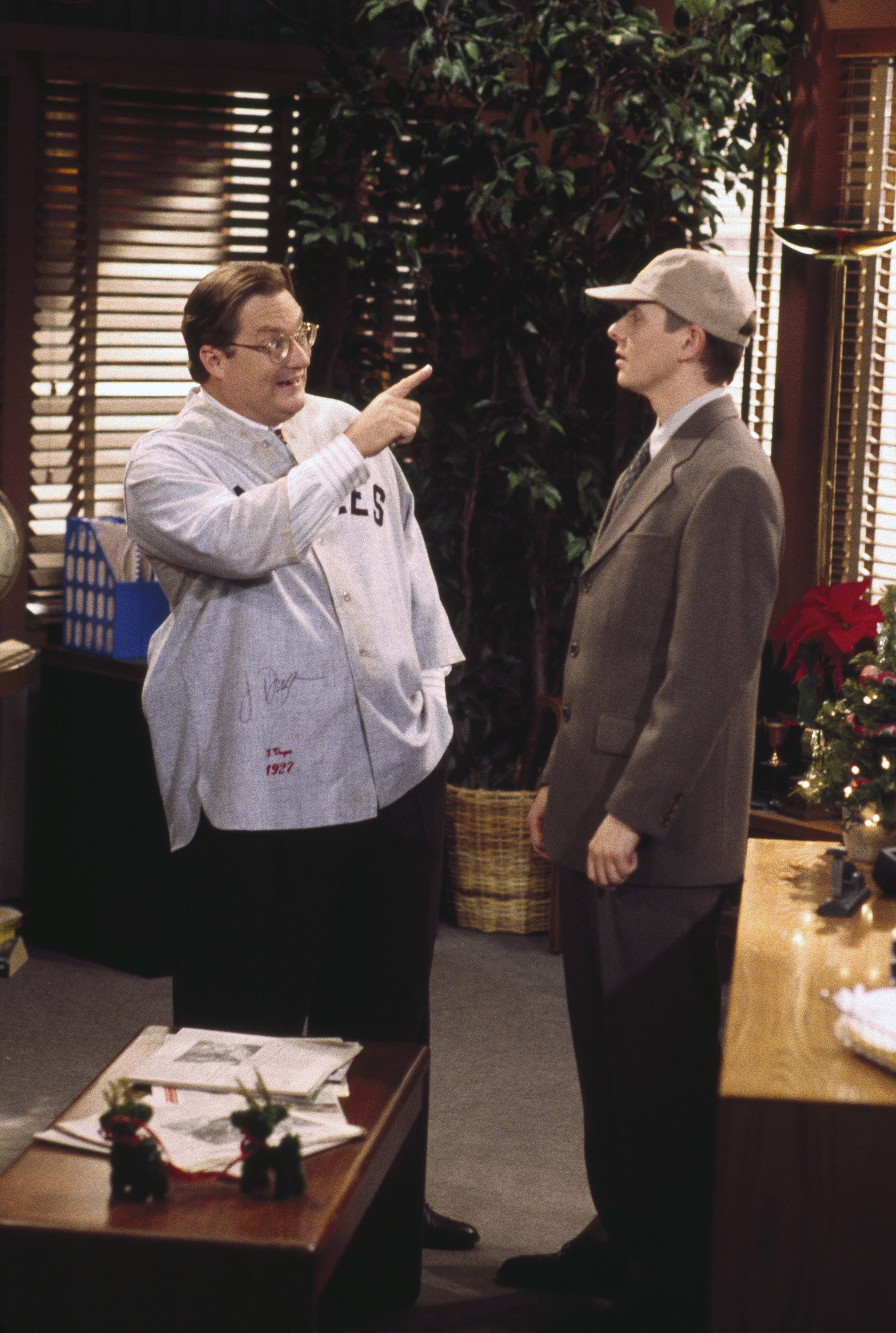 Still of Dave Foley and Stephen Root in NewsRadio (1995)