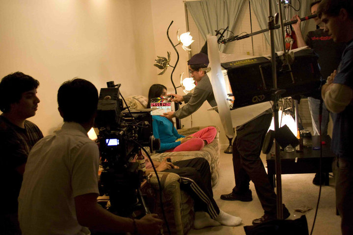 Still of Megha Nabe on the set of Missing Pieces