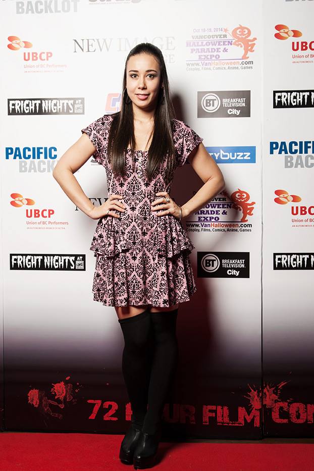 Momona Komagata arriving at the 2014 Phrike Film Fest Awards Party.