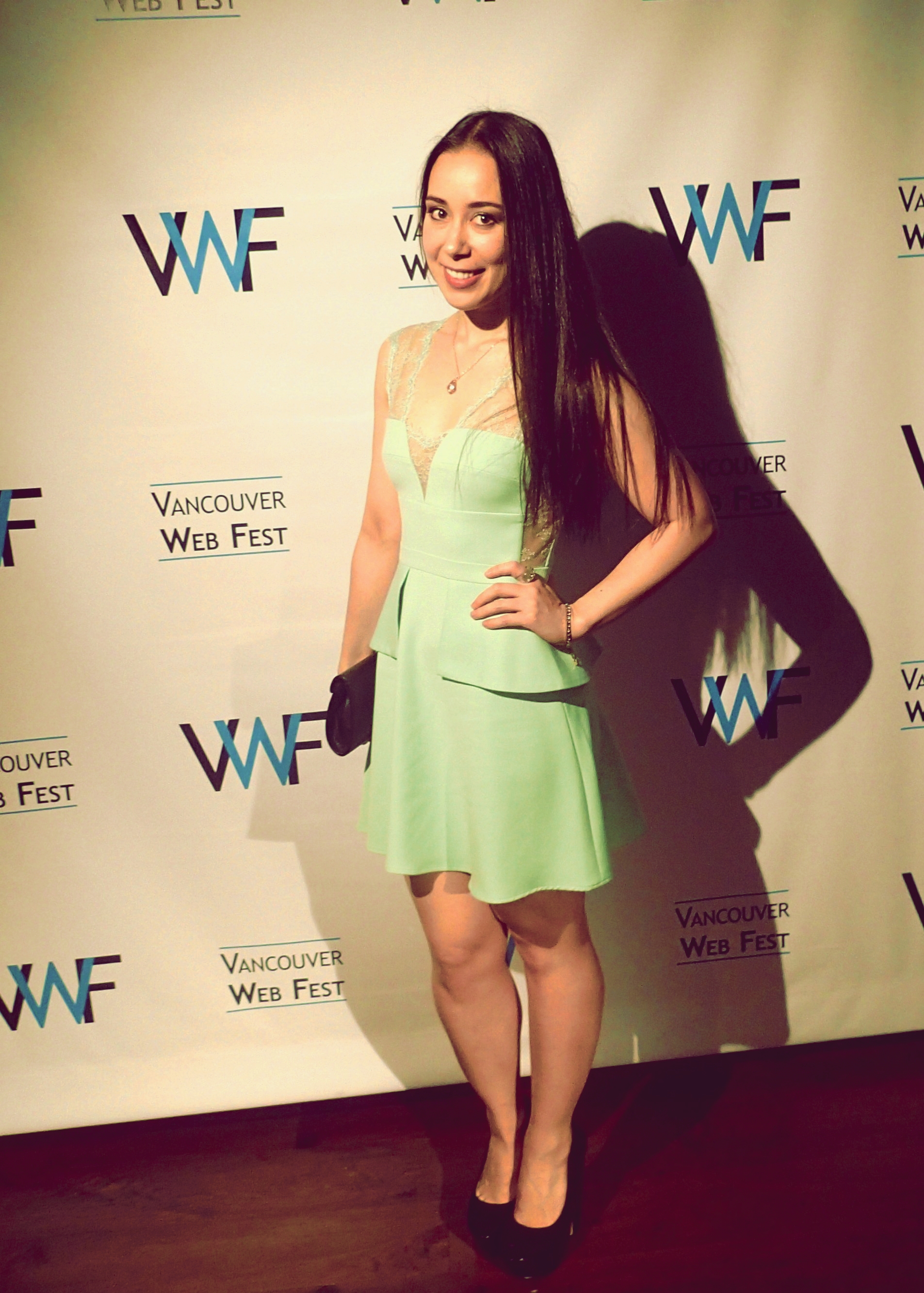 Momona Komagata attending the 2014 Vancouver Web Fest