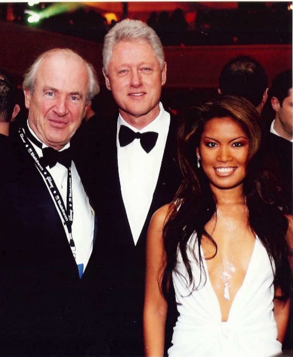 TV personality ZARAH with Dr. Michael Nobel (of the Nobel family) and former Pres. Bill Clinton.