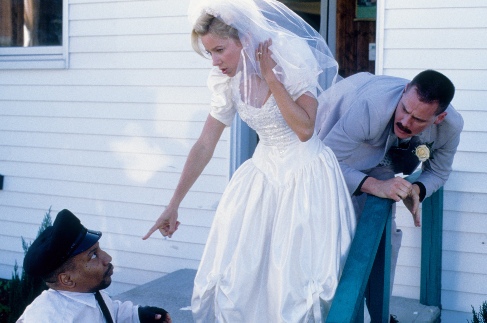 Still of Jim Carrey, Traylor Howard and Tony Cox in Me, Myself & Irene (2000)