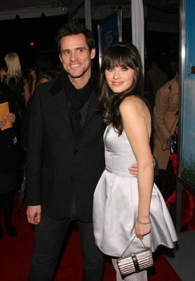 Jim Carrey and Zooey Deschanel at event of Yes Man (2008)