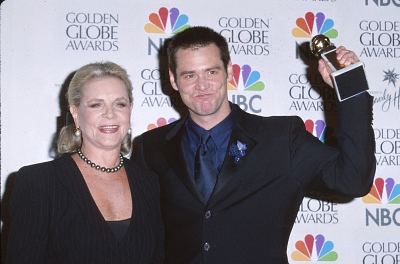 Lauren Bacall and Jim Carrey