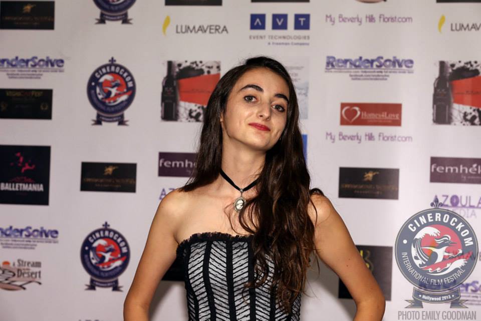 On the red carpet at the Cinerockcom International Film Festival. Beverly Hills