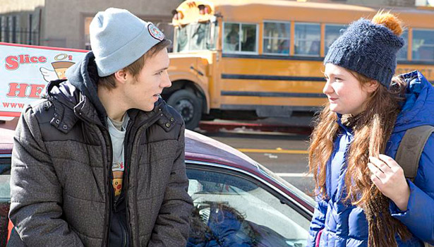 James Allen McCune as Matty with Emma Kenney as Debbie from Show Time's 