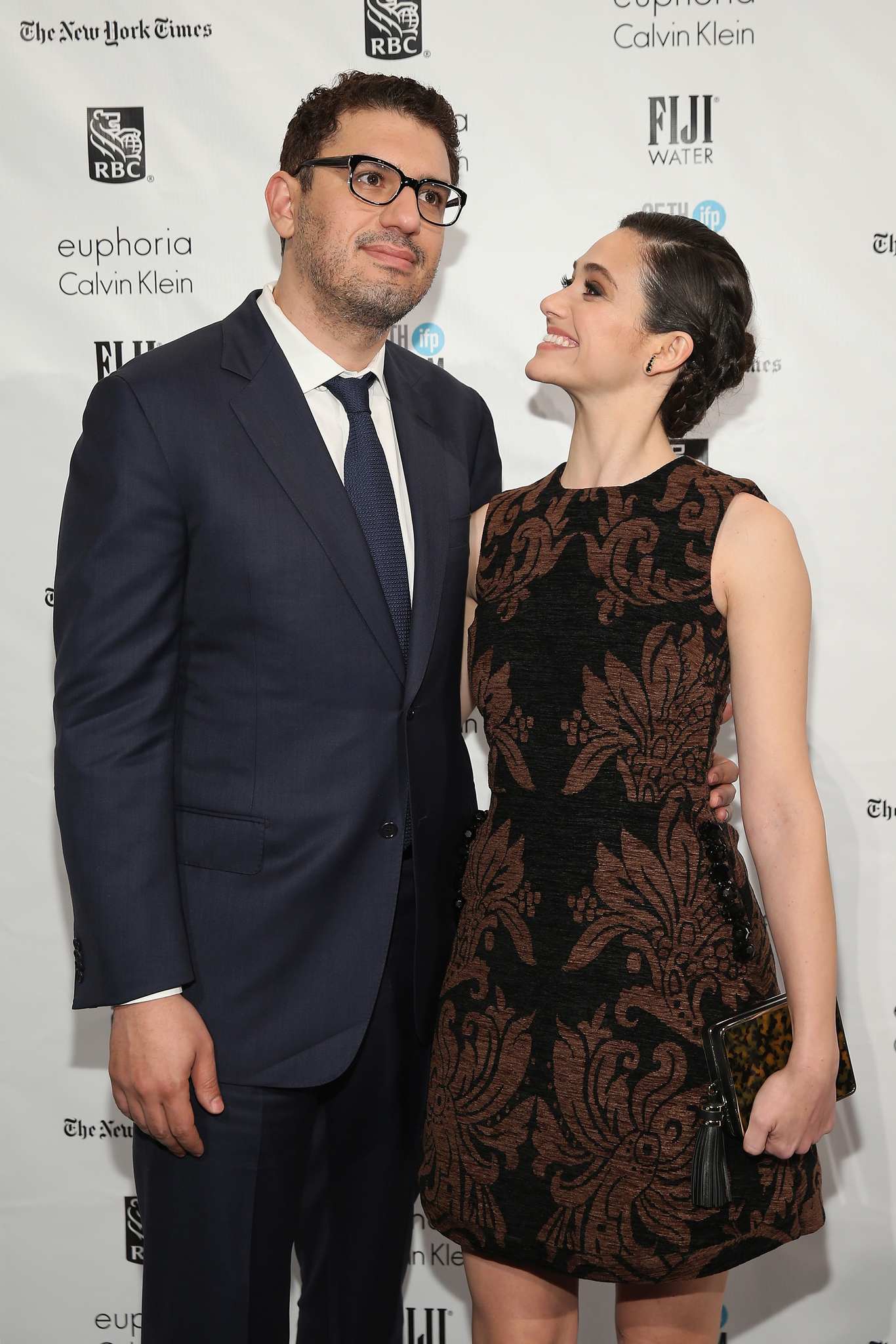 Emmy Rossum and Sam Esmail