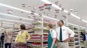 Joey Luthman as store clerk in JIF Whips Commercial 2014