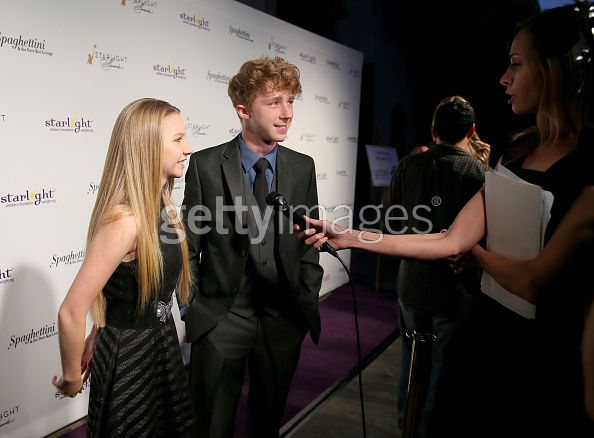 LOS ANGELES, CA - OCTOBER 23: Actor Joey Luthman and Elise Luthman attend the 2014 Starlight Awards at Vibiana on October 23, 2014 in Los Angeles, California. (Photo by Mark Davis/Getty Images)