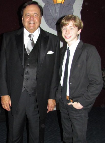 Paul Sorvino and Joey Luthman at the Paul Sorvino Concert in Hollywood. 2011