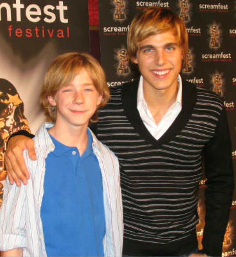 Cody Linley and Joey Luthman at the world premiere of 