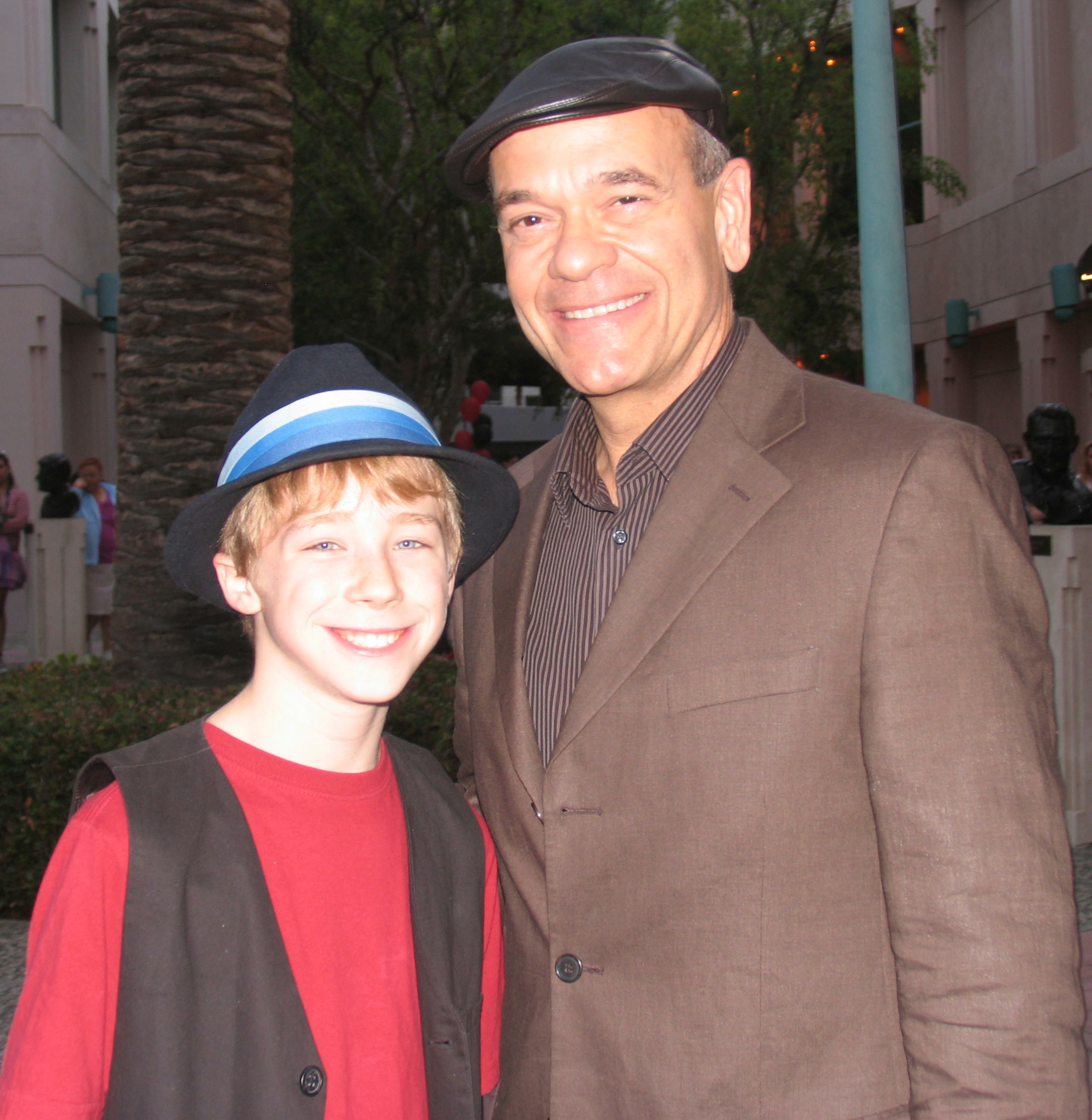 Robert Picardo and Joey Luthman at the Premiere of 