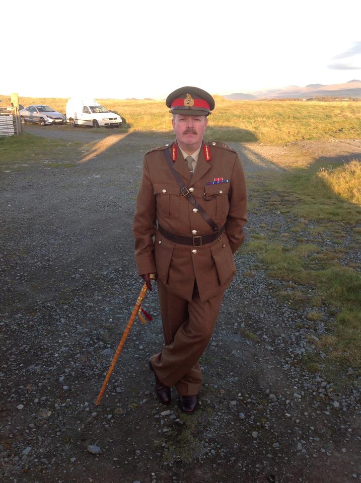 First picture of UK actor Steve McTigue from the set of the new Hollywood Feature Film -Jack The Giant Killer..In this film Steve plays the part of General O'Shauncey, the Head of the Army unit brought in to fight the Monster