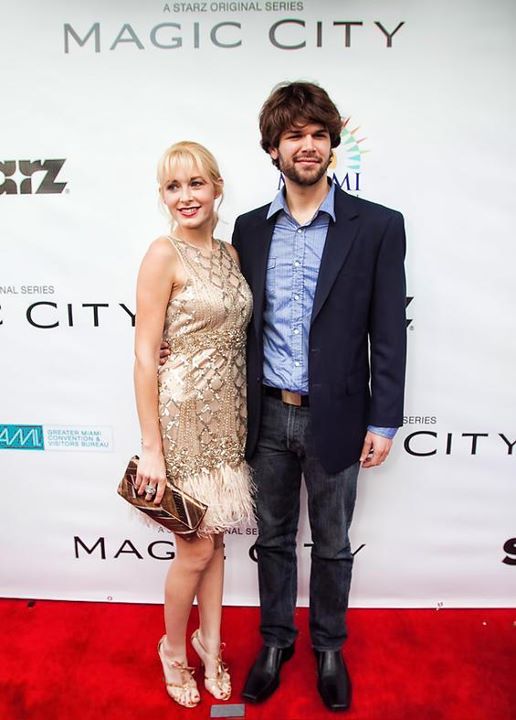 Rebecca Bujko and Taylor Anthony Miller at an event for Magic City