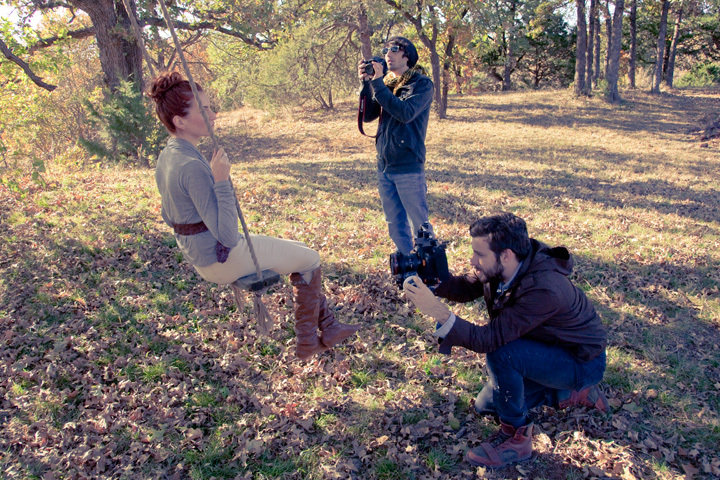 Brent Ryan Green, Ryann Hanes-Sloan and Paul Wilkes in You Told a Lie (2011)