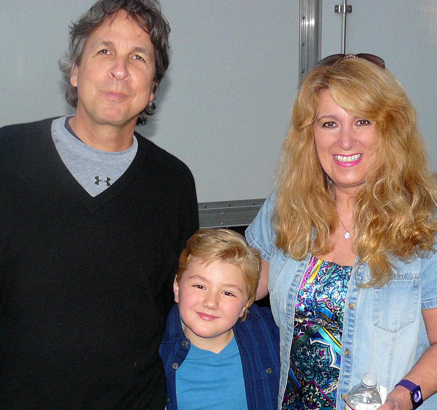 Zach and Mom with Director, Peter Farrelly.