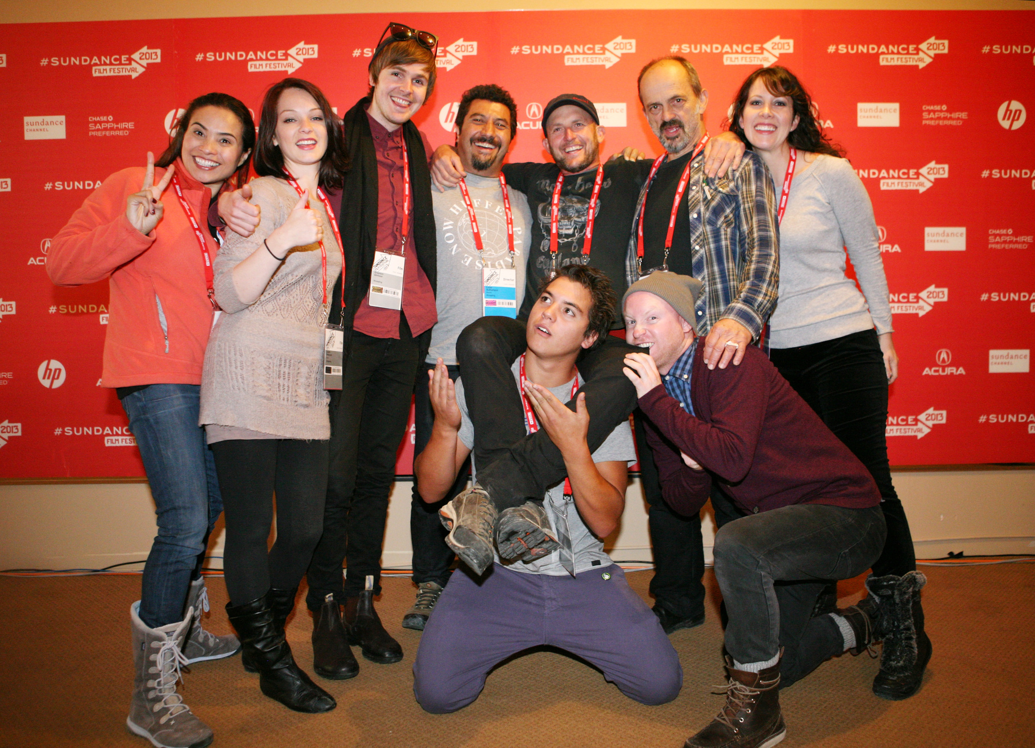 Louis Sutherland, Hilda Somarriba, Byron Coll, Grayson Gilmour and Kevin Paulo at event of Shopping (2013)