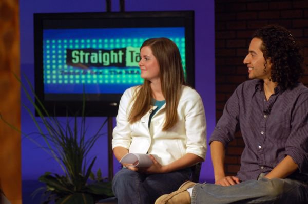 Nicholas Barrera and Ashley Sutton. Hosts of STRAIGHT TALK 2010