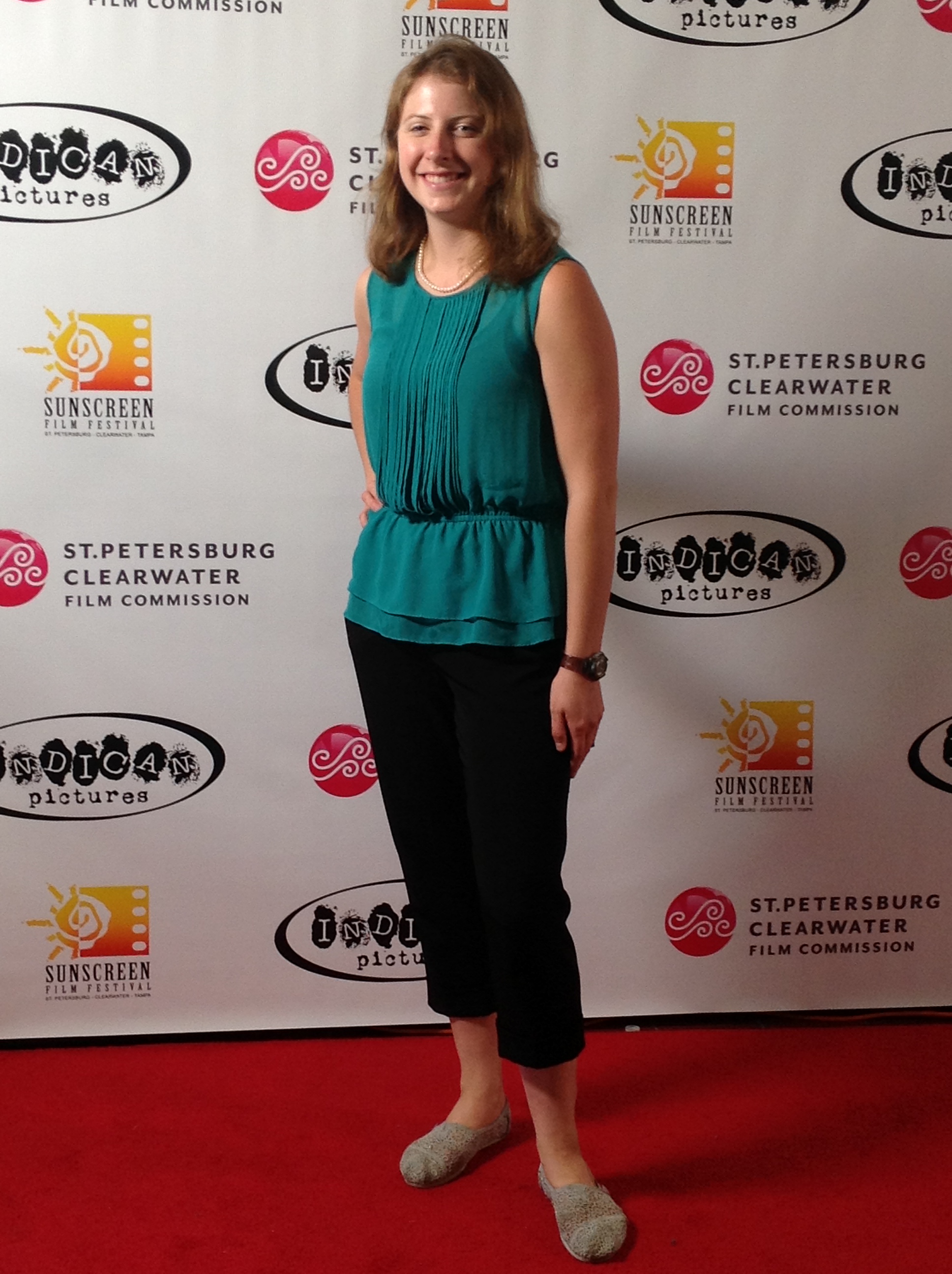 Carly at Sunscreen Film Festival West in Los Angeles