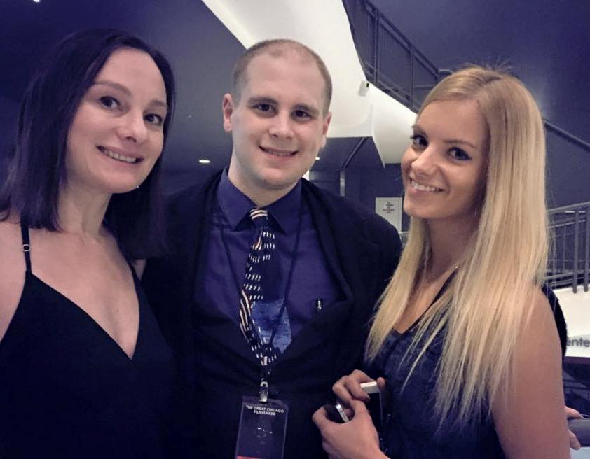 Olia Klein, Michael Jolls, and Natalia Samoylova at premiere of 