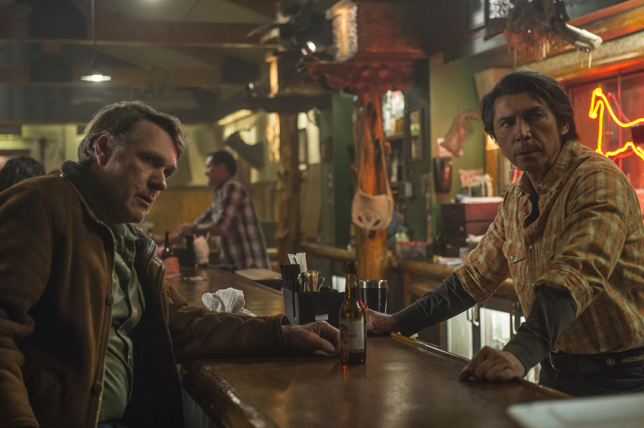 Still of Lou Diamond Phillips and Robert Taylor in Longmire (2012)