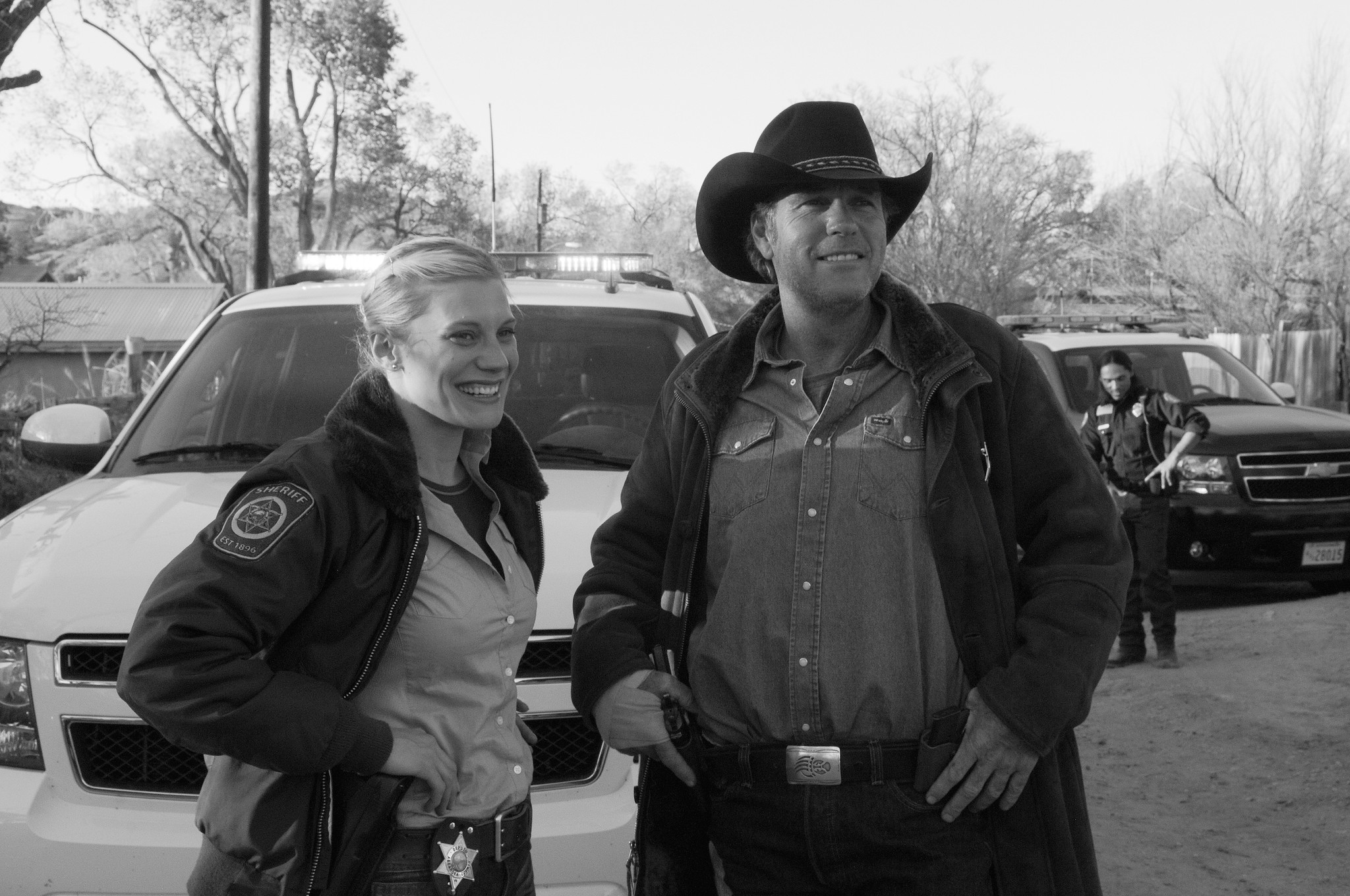 Still of Katee Sackhoff and Robert Taylor in Longmire (2012)